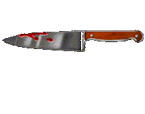 Blutiges Messer