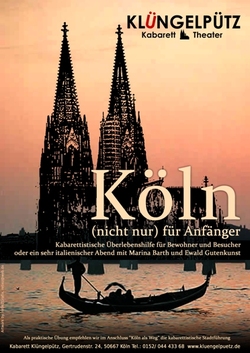 Plakat: Koeln nicht nur fuer Anfaenger
